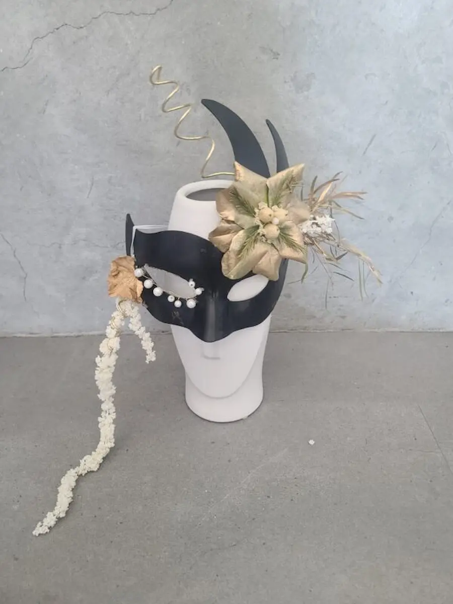 Colorful holiday wreath